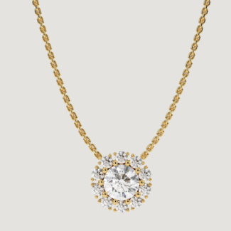 Trendy Slove Diamond Necklace